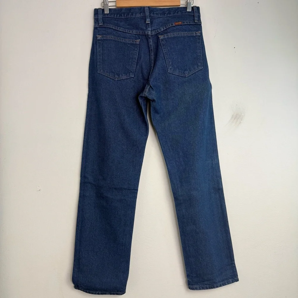 Vintage Rustler Straight Leg Jeans 30x30 Med Stonewash WorkwearDenim - Picture 3 of 6